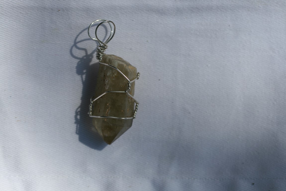 Kundalini Quartz pendant from the Congo 5402